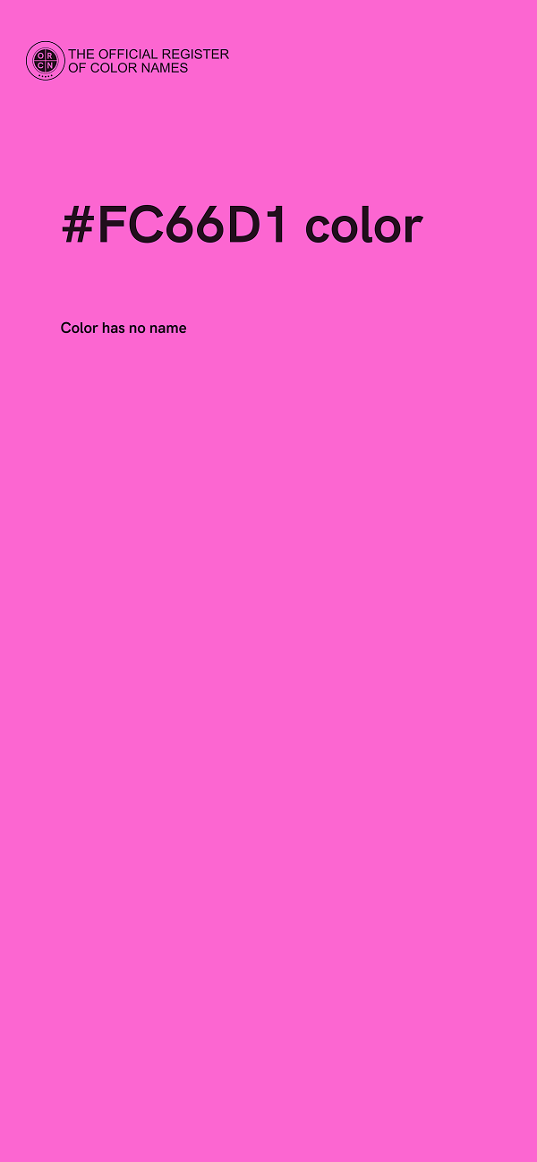 #FC66D1 color image