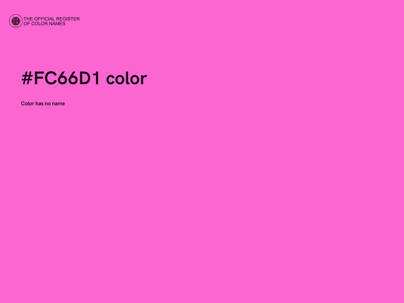 #FC66D1 color image