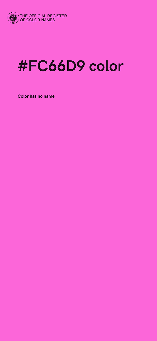 #FC66D9 color image
