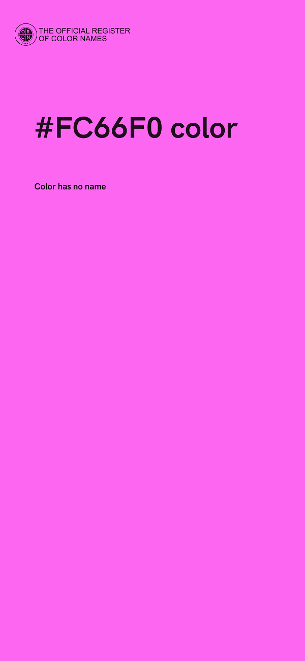 #FC66F0 color image