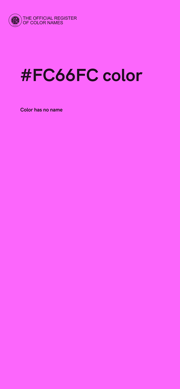 #FC66FC color image