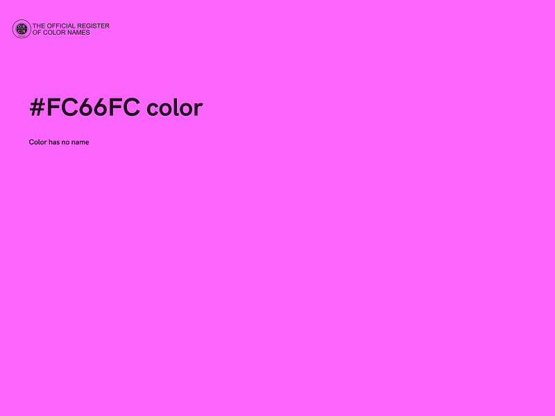 #FC66FC color image