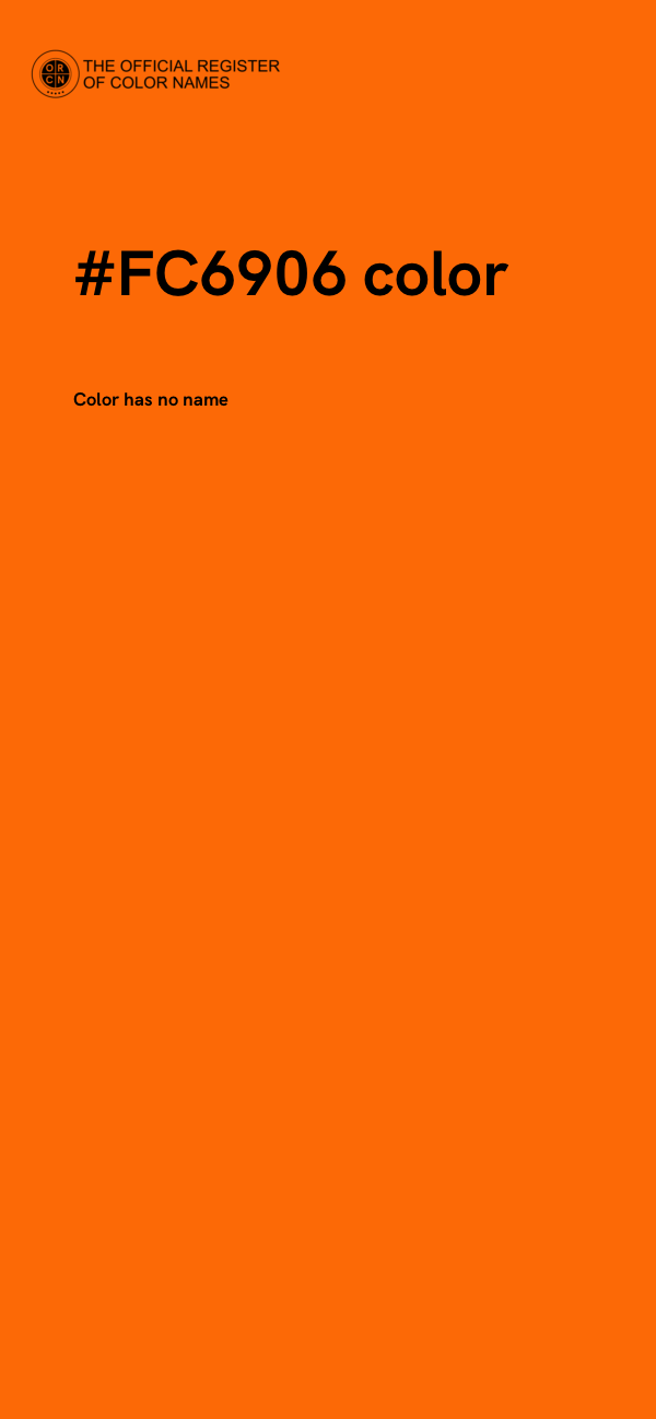 #FC6906 color image