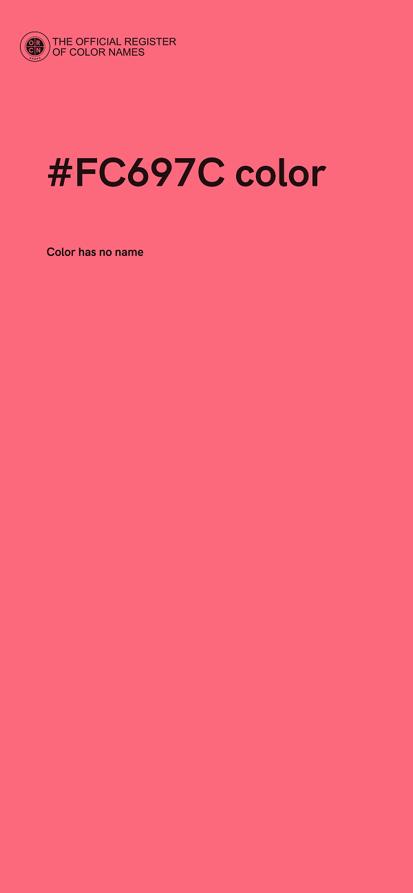 #FC697C color image