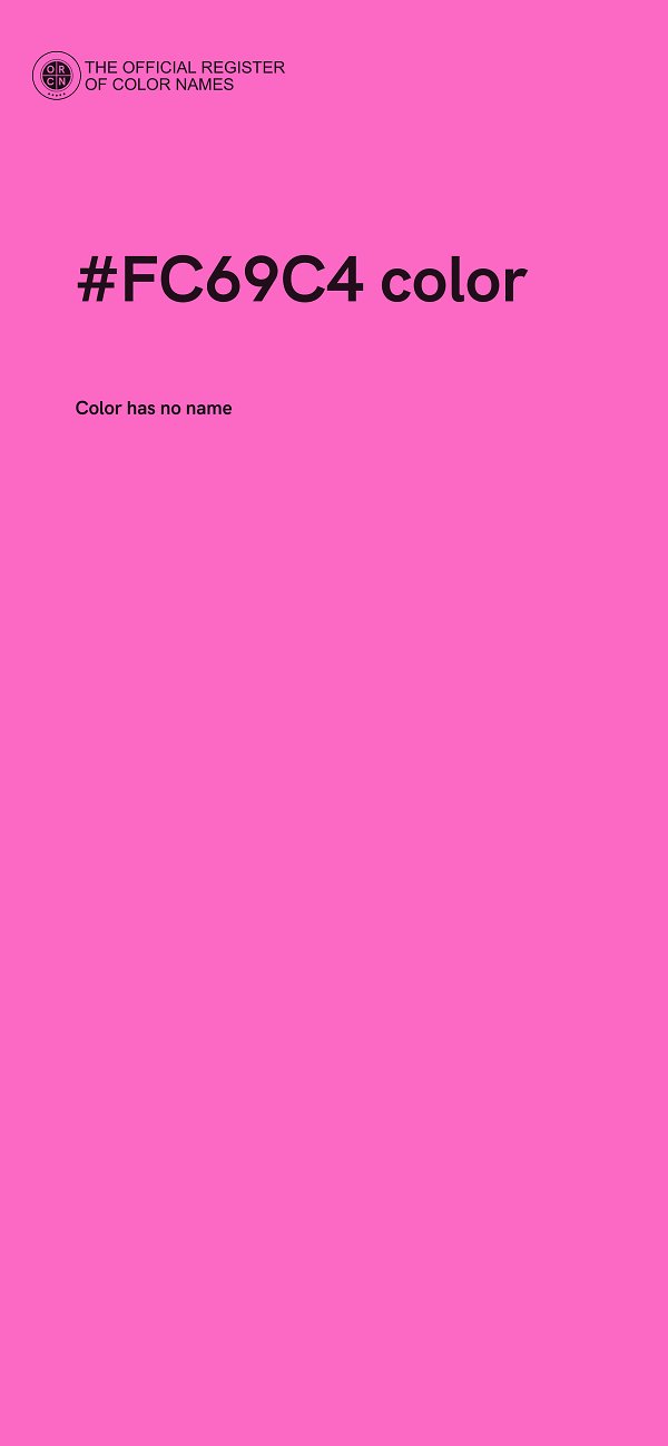 #FC69C4 color image