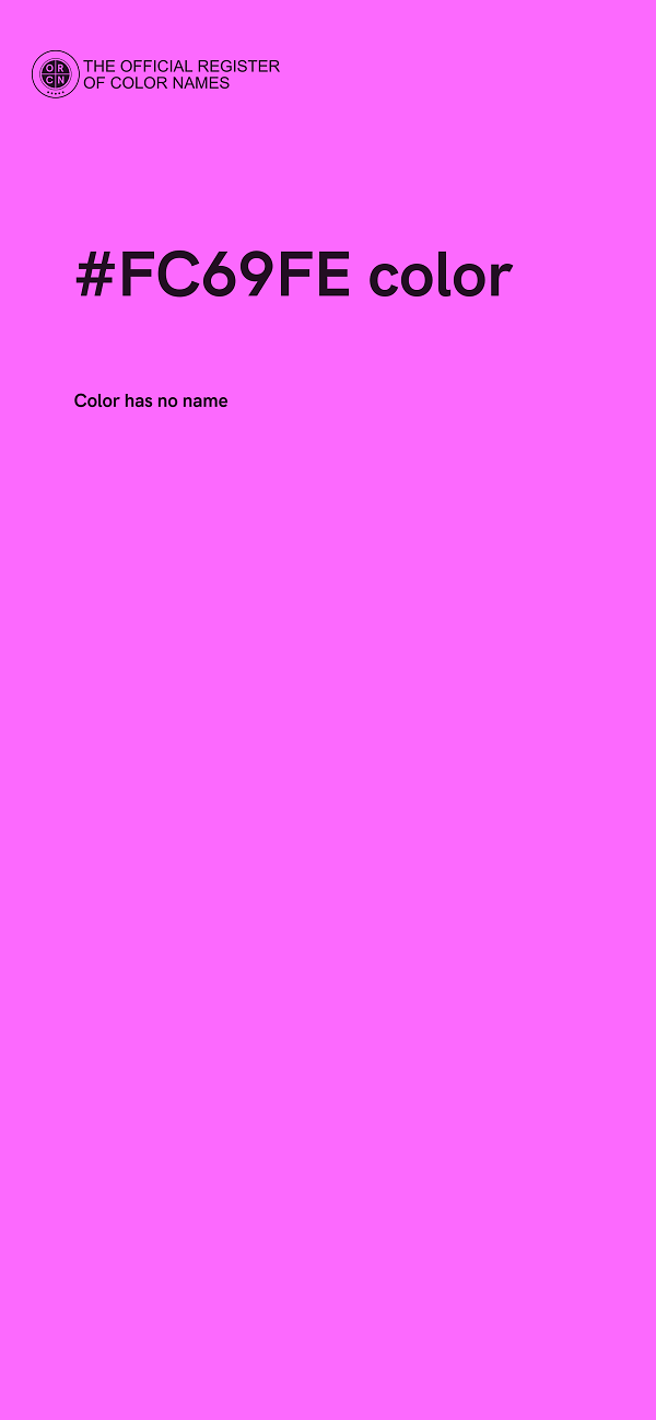 #FC69FE color image