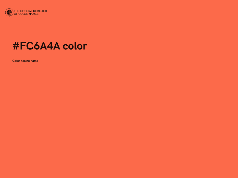 #FC6A4A color image