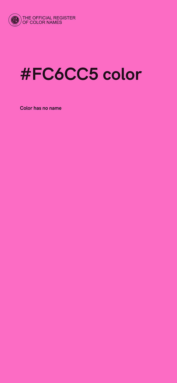 #FC6CC5 color image