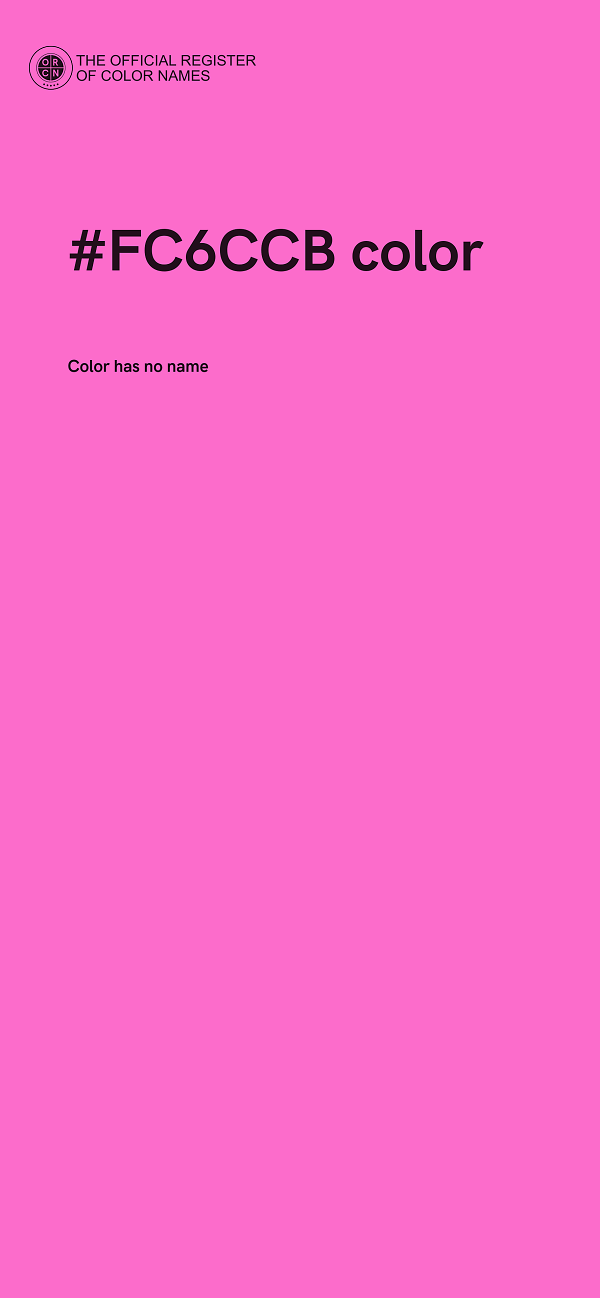 #FC6CCB color image