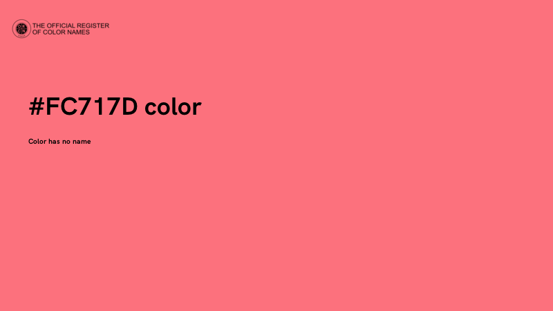 #FC717D color image