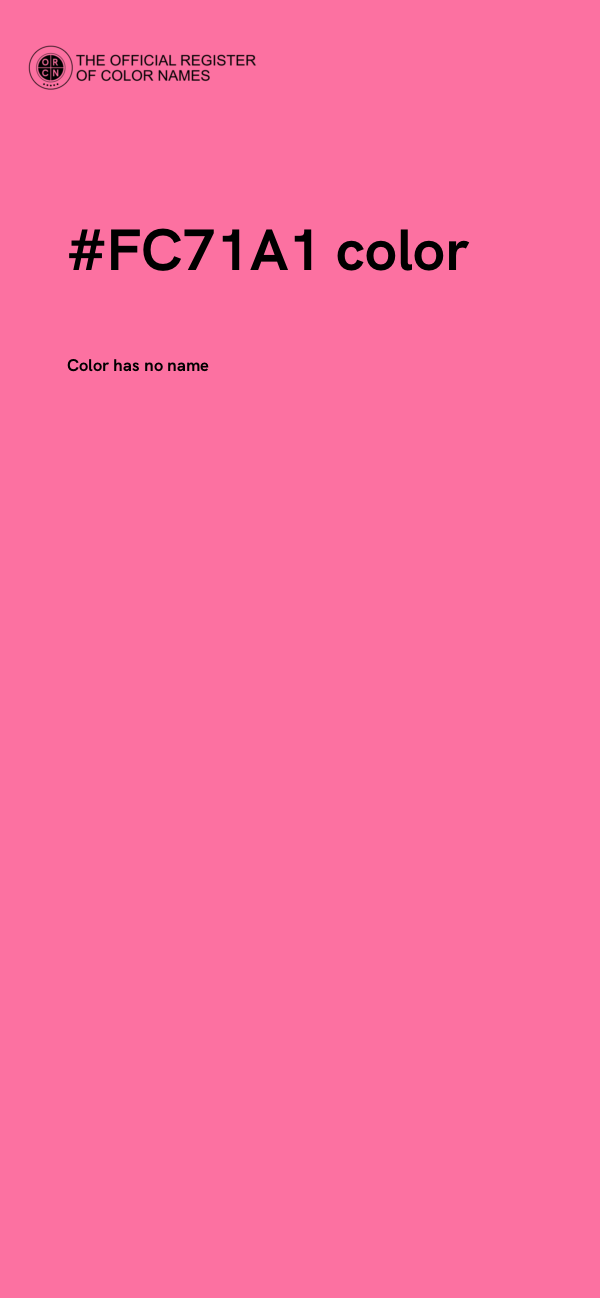 #FC71A1 color image