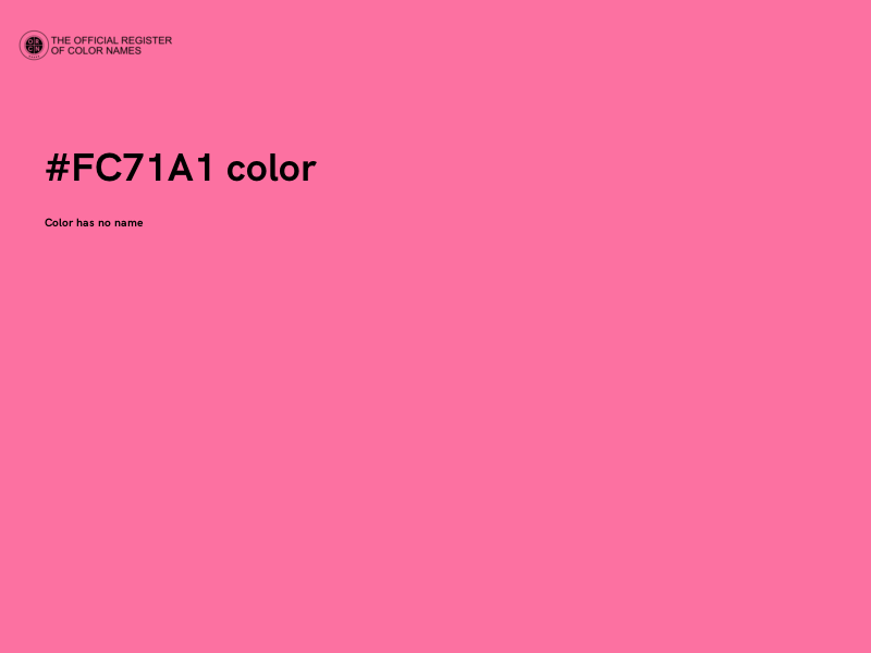 #FC71A1 color image