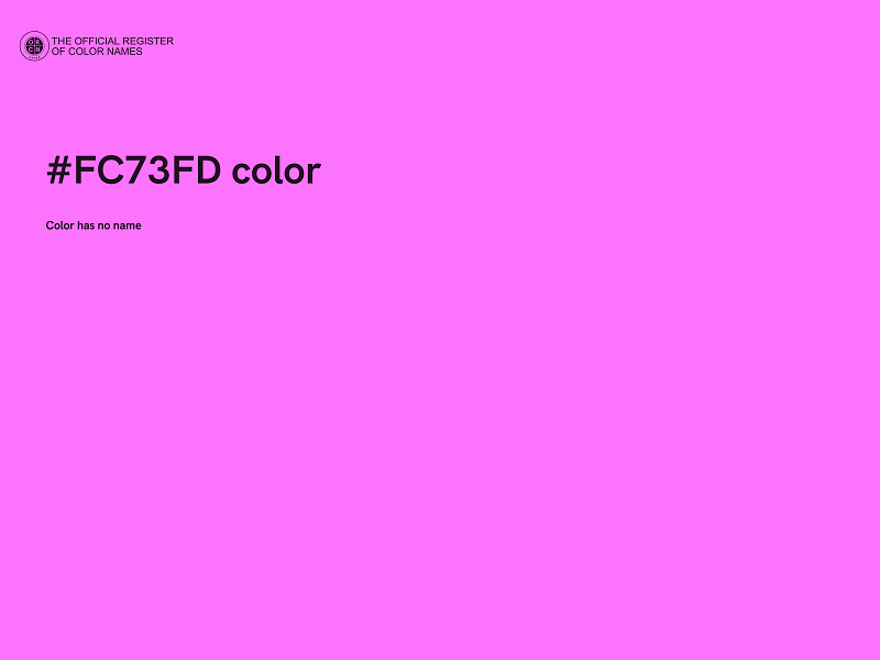 #FC73FD color image