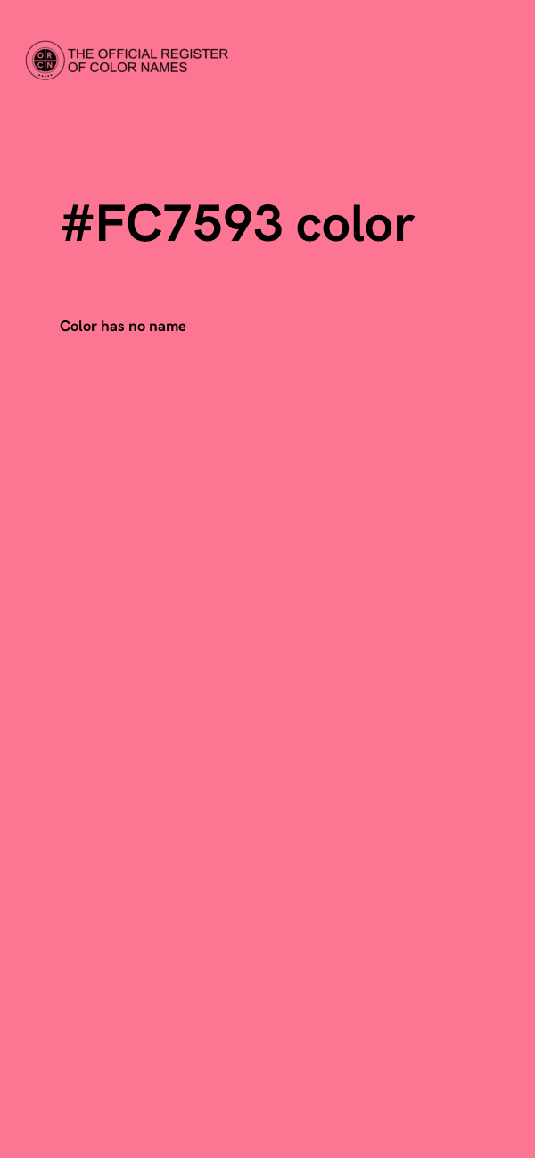 #FC7593 color image