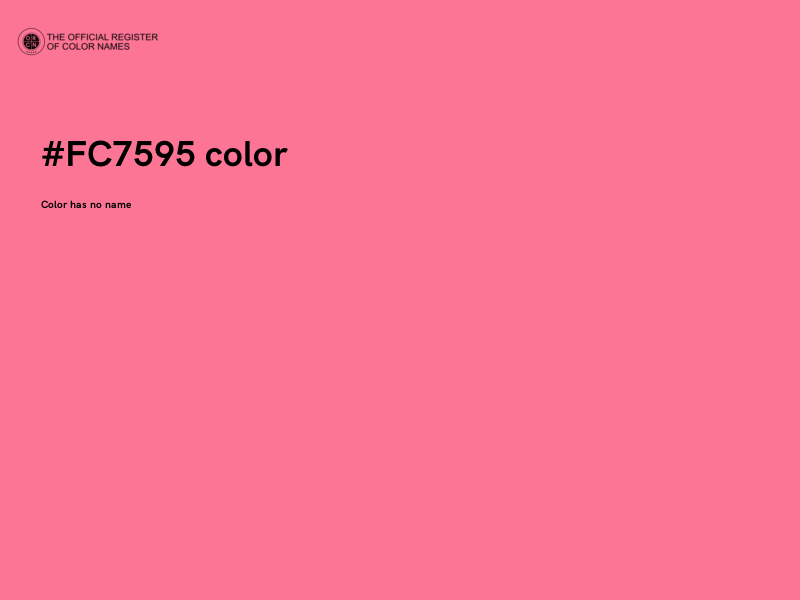 #FC7595 color image
