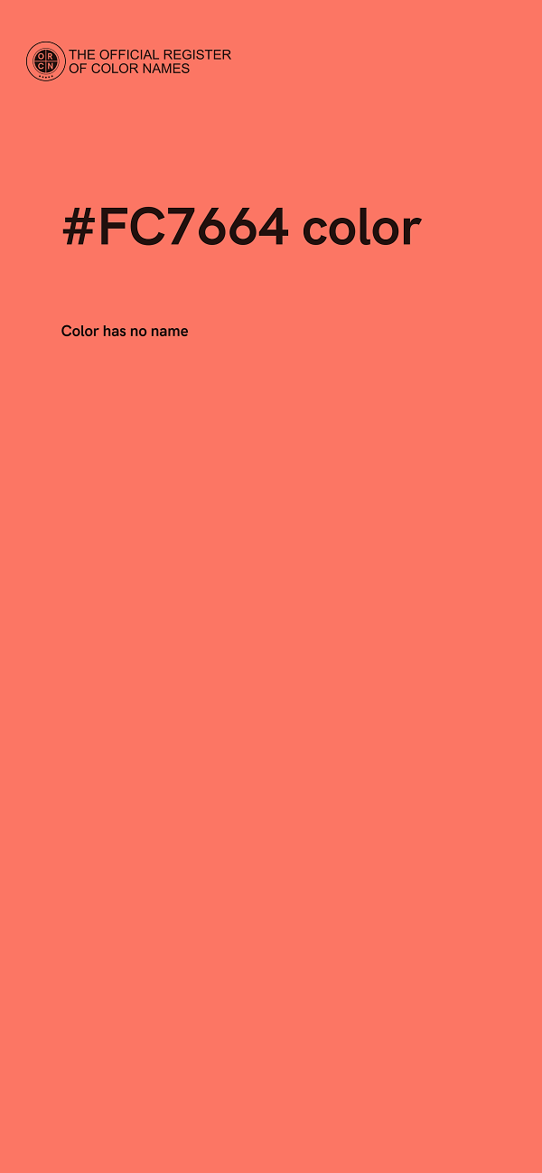 #FC7664 color image