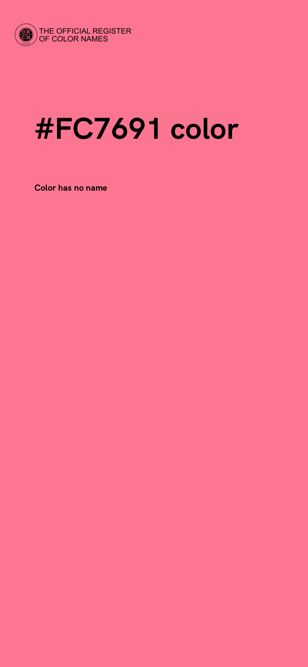 #FC7691 color image