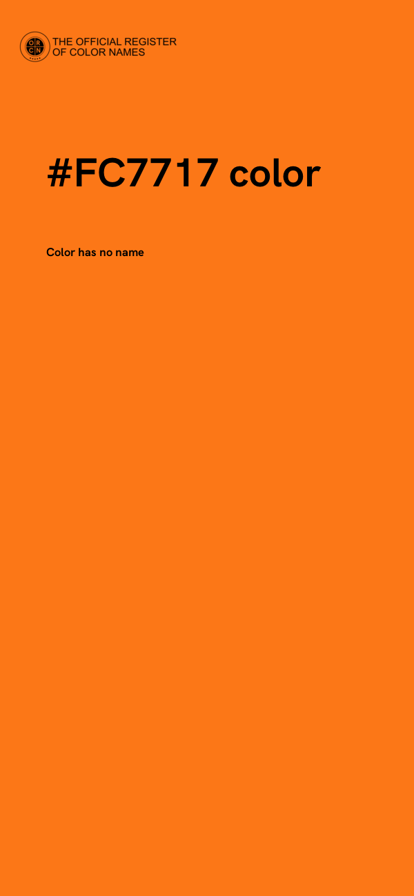 #FC7717 color image