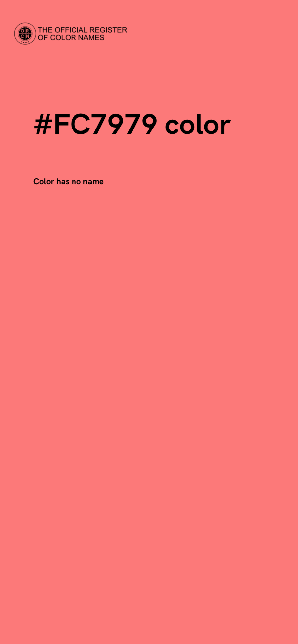#FC7979 color image