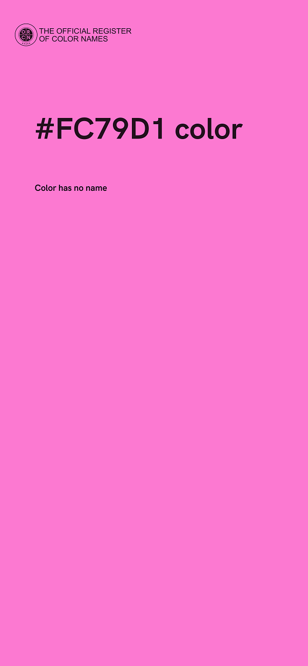 #FC79D1 color image