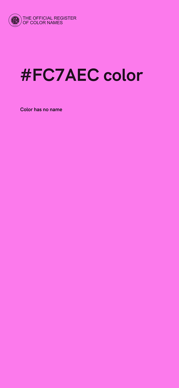 #FC7AEC color image