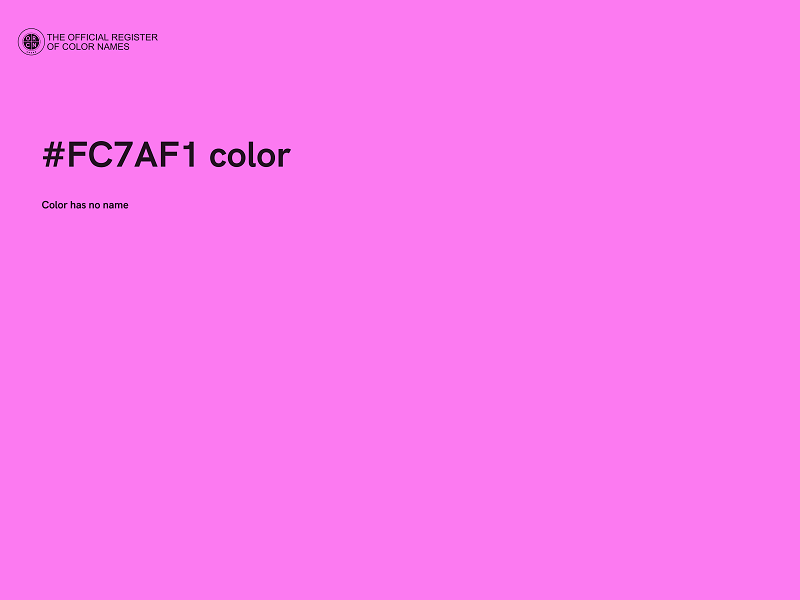 #FC7AF1 color image