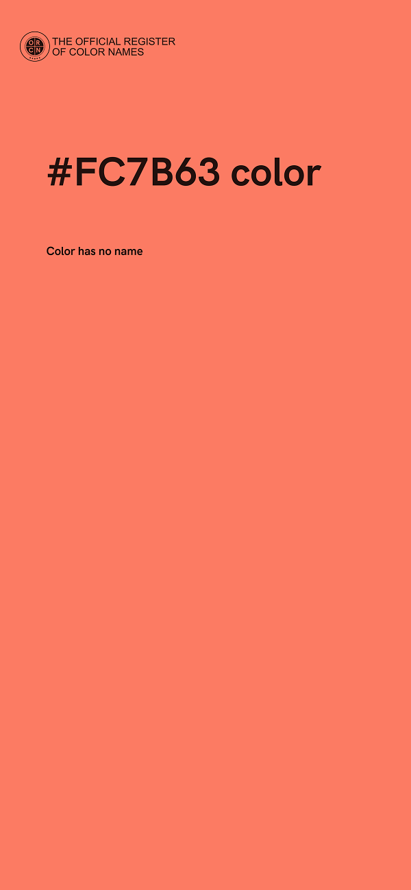 #FC7B63 color image