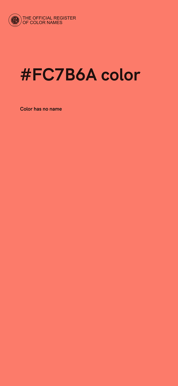 #FC7B6A color image