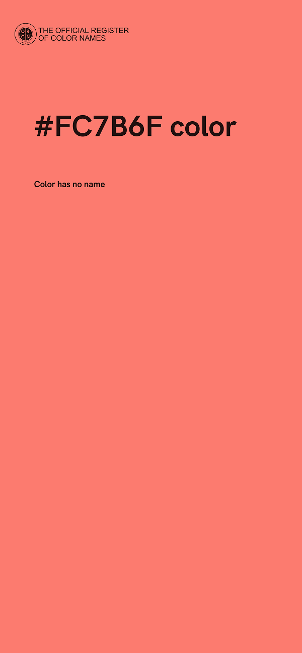 #FC7B6F color image