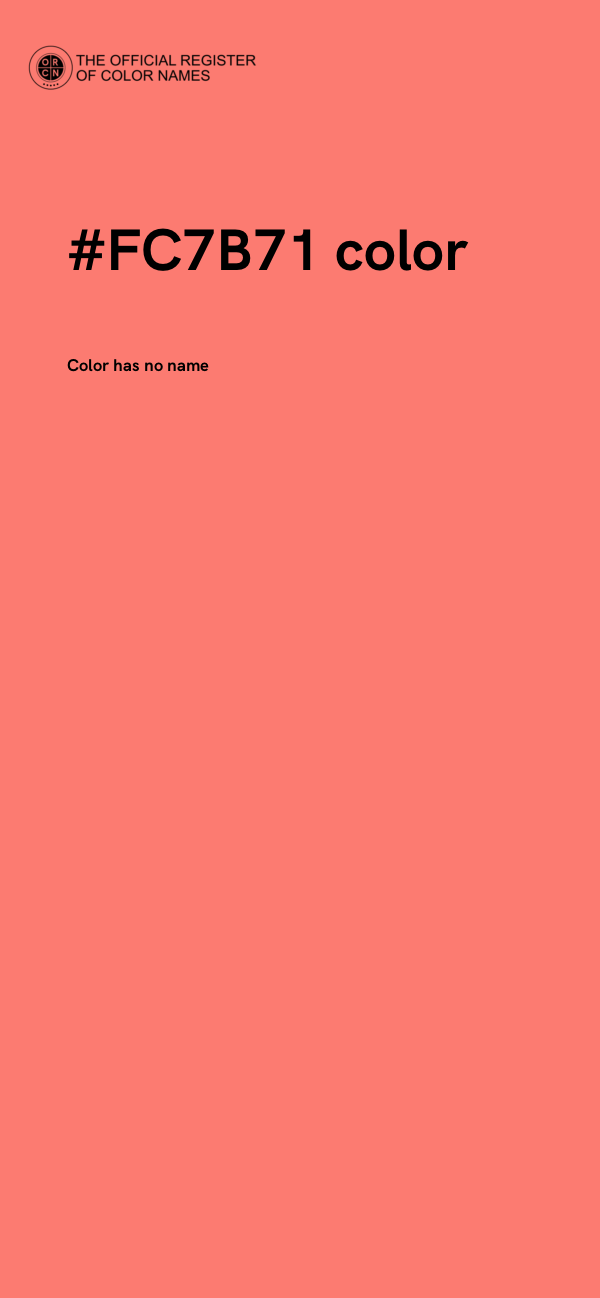 #FC7B71 color image
