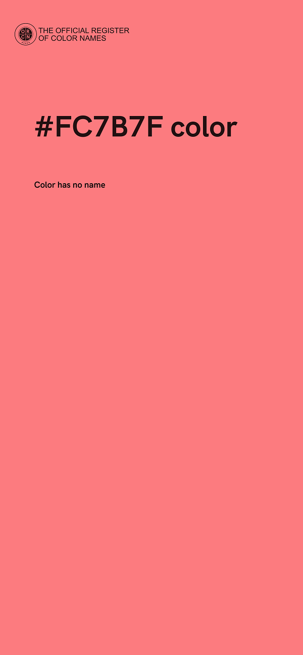 #FC7B7F color image