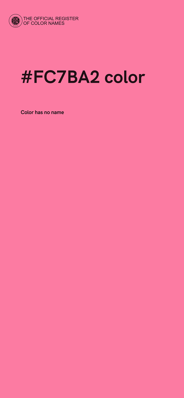 #FC7BA2 color image