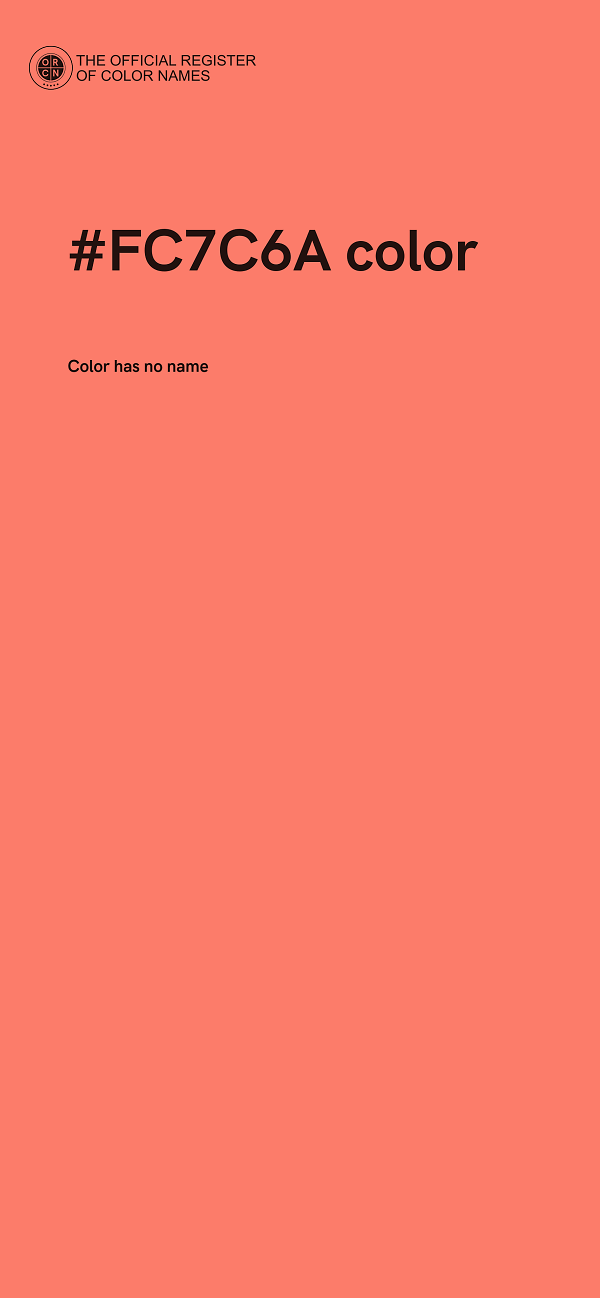 #FC7C6A color image