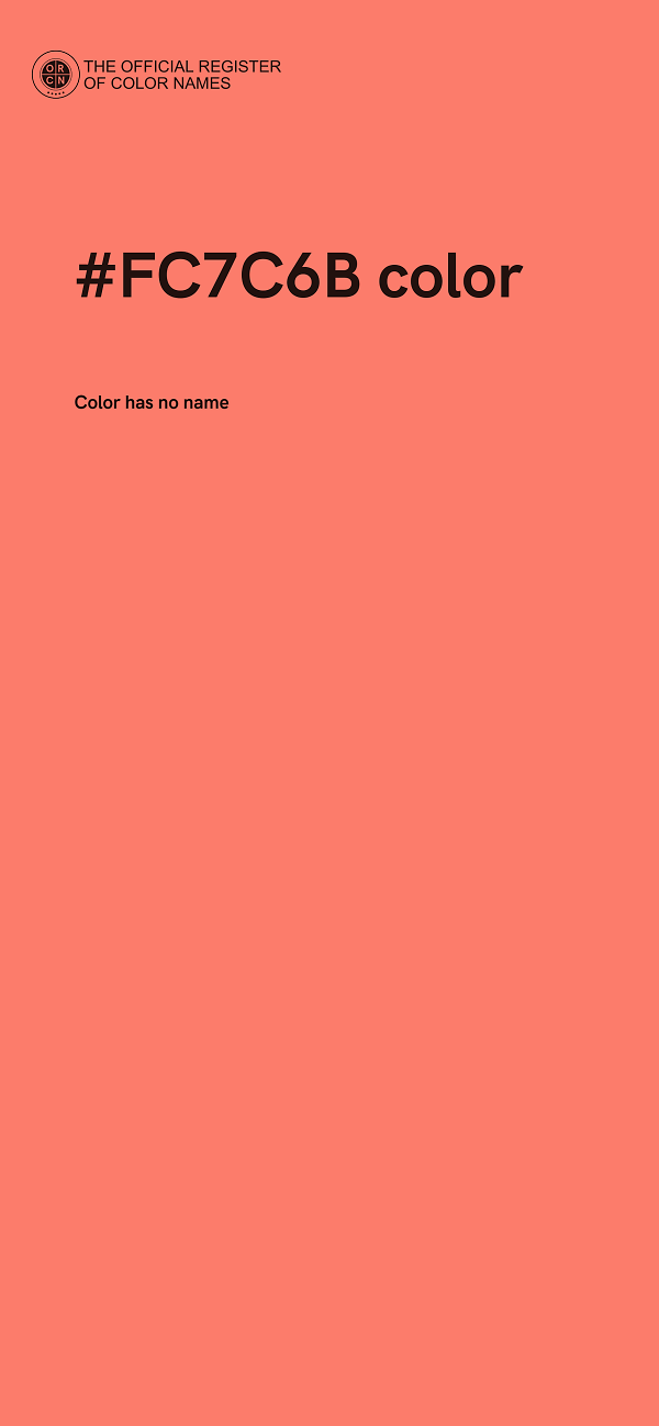#FC7C6B color image