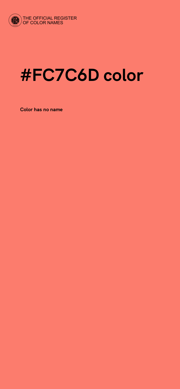 #FC7C6D color image