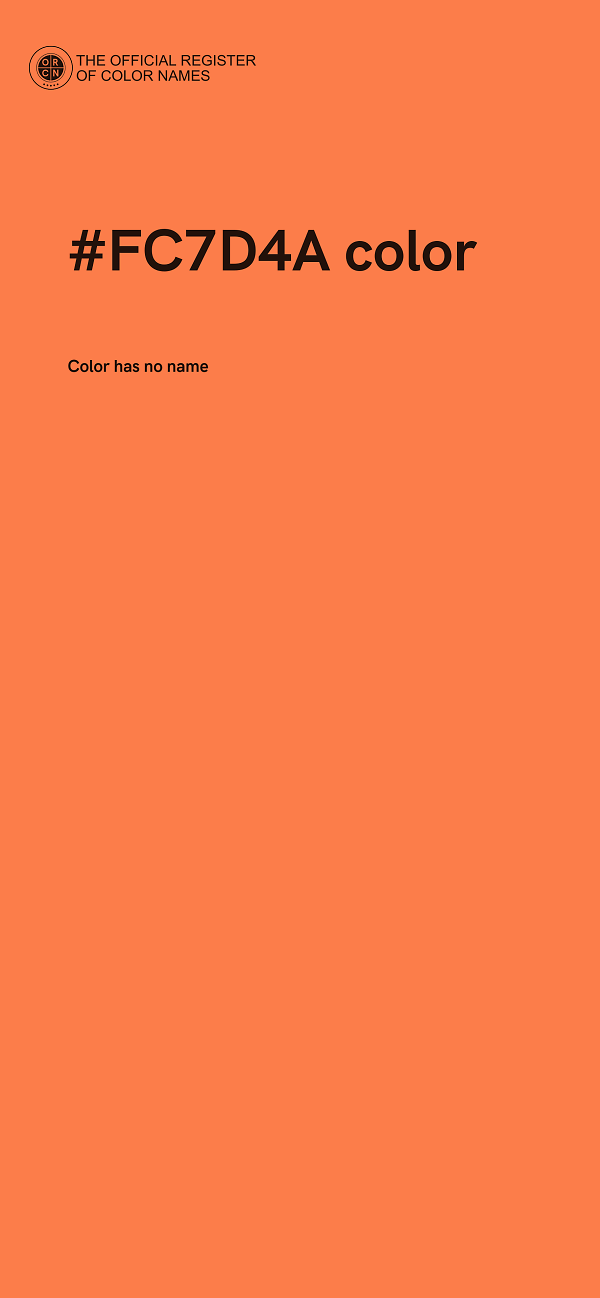 #FC7D4A color image
