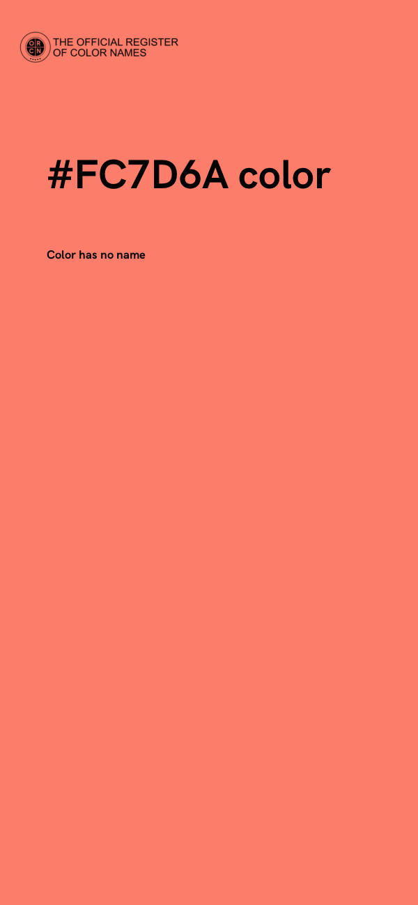 #FC7D6A color image