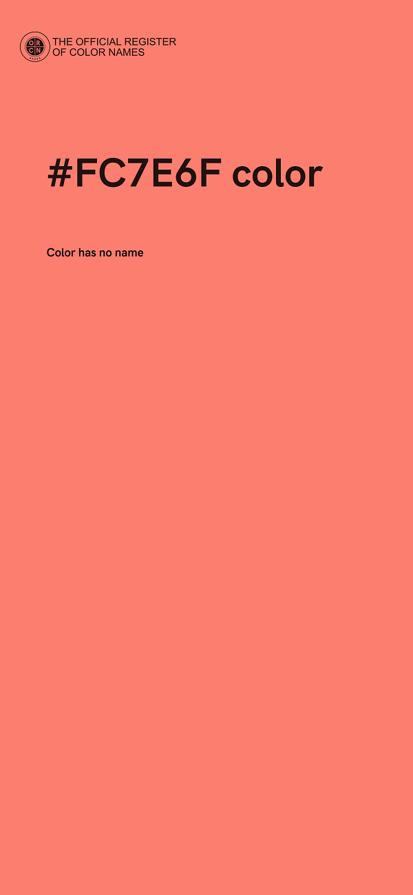 #FC7E6F color image