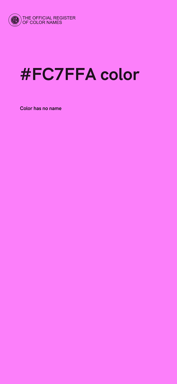 #FC7FFA color image