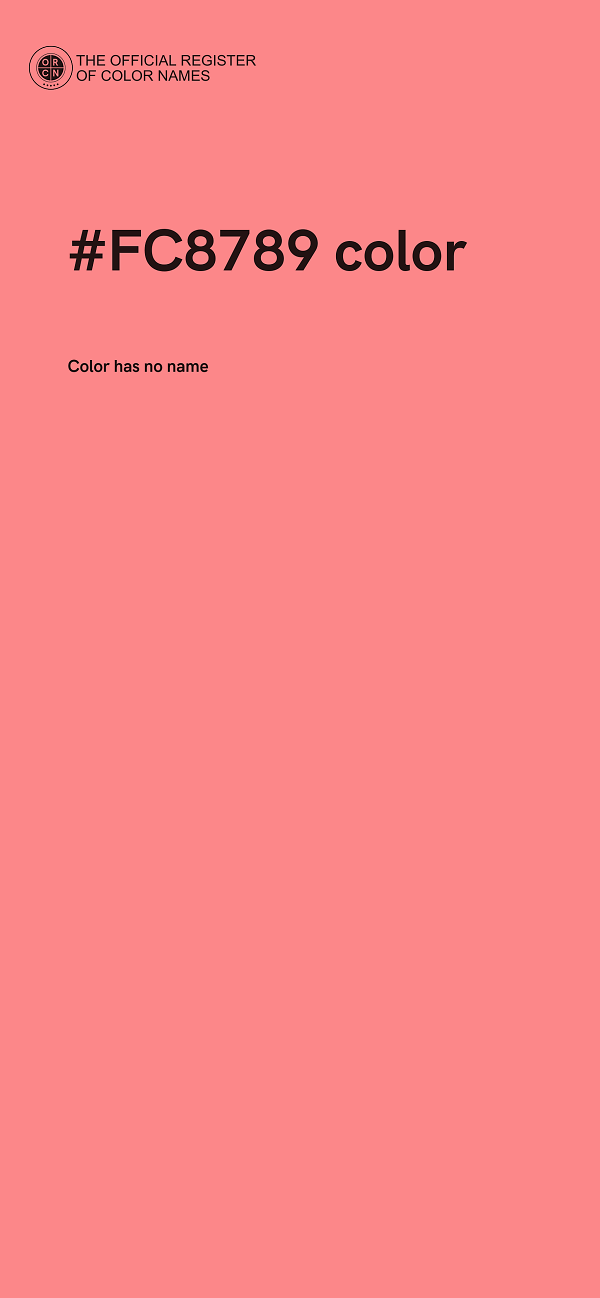 #FC8789 color image