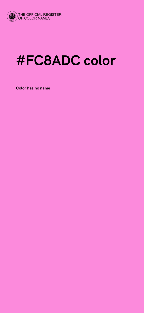 #FC8ADC color image