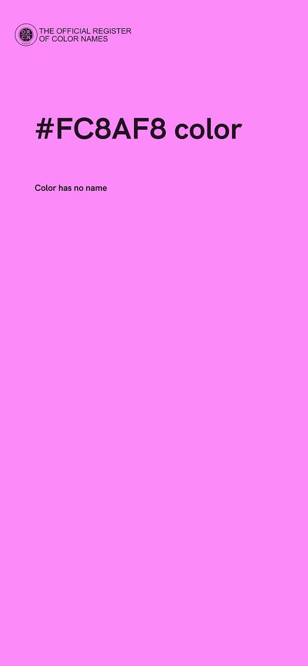 #FC8AF8 color image
