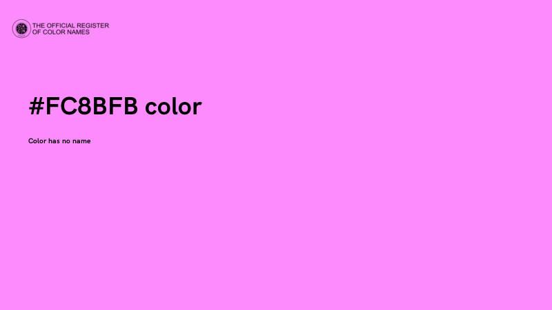 #FC8BFB color image