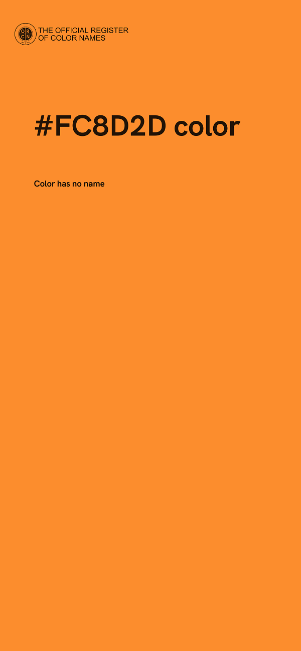 #FC8D2D color image