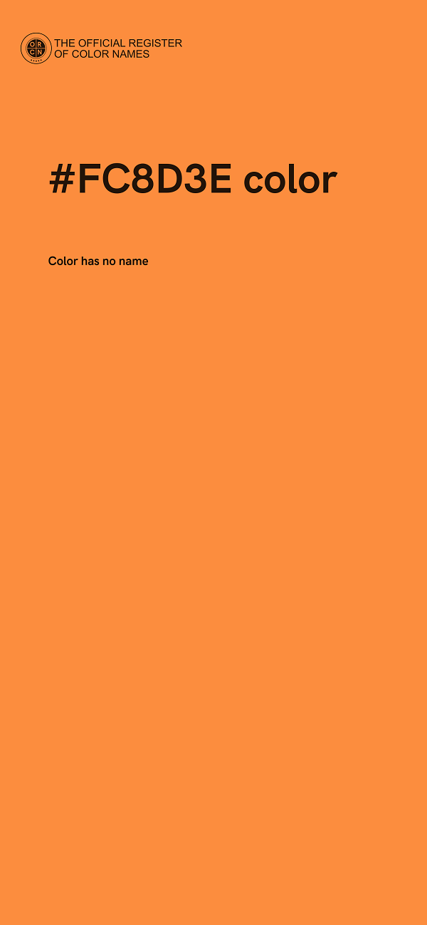 #FC8D3E color image