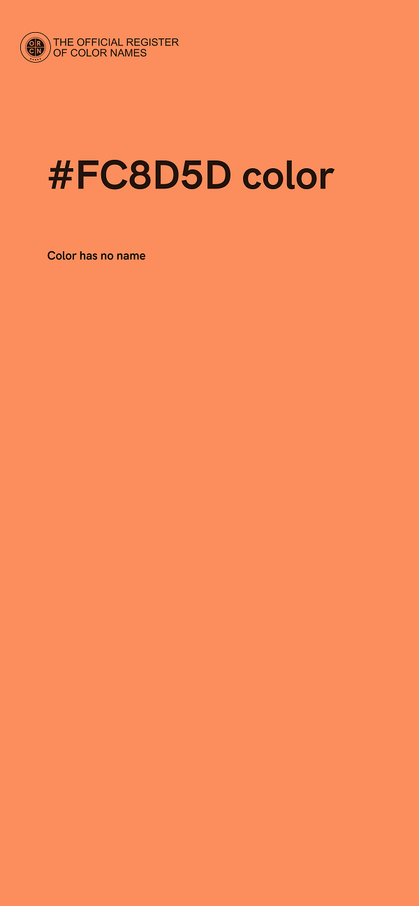 #FC8D5D color image