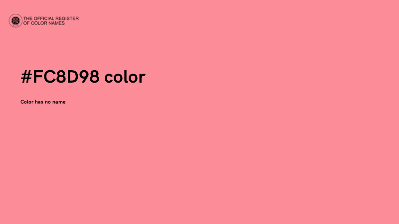 #FC8D98 color image