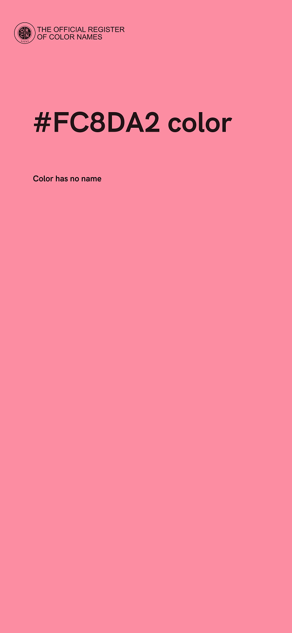#FC8DA2 color image