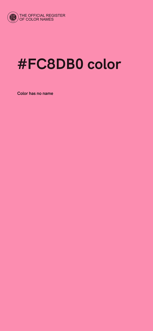 #FC8DB0 color image