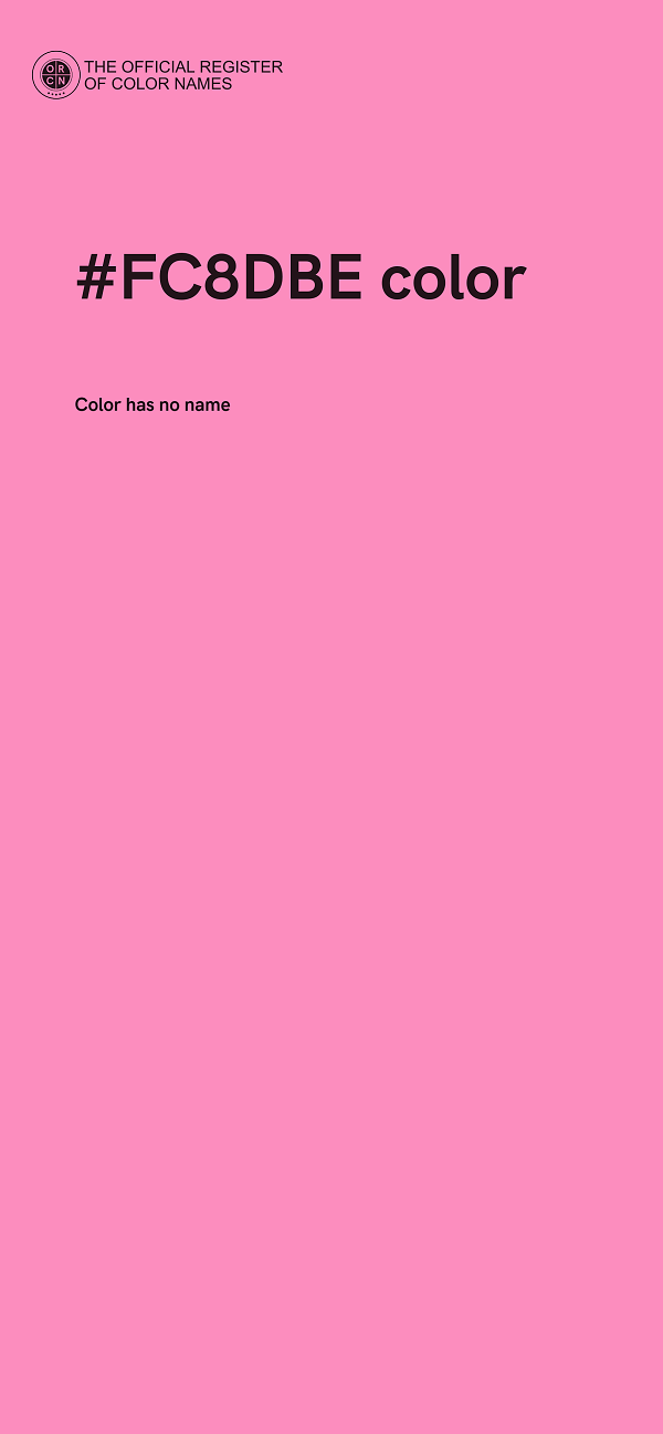 #FC8DBE color image